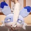 Kawaii Sofi Blue Dragon Pillow Blanket Plushie Combo