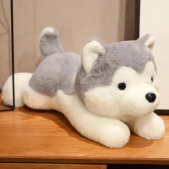 Kawaii Soft Husky Plush 25 Kawaii Soft Husky Plush -Kawaii Store kawaiies plushies plush softtoy kawaii soft husky plush soft toy grey 12in 30cm 737310