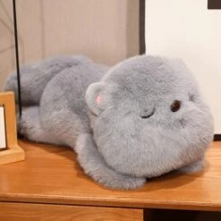 Kawaii Soft Sleeping Cat -Kawaii Store kawaiies plushies plush softtoy kawaii soft sleeping cat soft toy grey 12in 30cm 316763