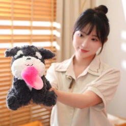 Kawaii Sooty The Black Fluffy Dog With Slipper Plushie 30 Kawaii Sooty The Black Fluffy Dog With Slipper Plushie -Kawaii Store kawaiies plushies plush softtoy kawaii sooty the black fluffy dog with slipper plushie new soft toy 295365