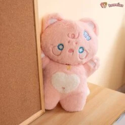 Kawaii Starry Fluffy Cat Heart Plushies -Kawaii Store kawaiies plushies plush softtoy kawaii starry fluffy cat heart plushies soft toy 789449