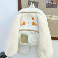 Apparel Kawaii Stars Bunny Plush Backpack -Kawaii Store kawaiies plushies plush softtoy kawaii stars bunny plush backpack bags 733271