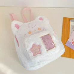 Apparel Kawaii Stars Cat Dog Plush Backpack -Kawaii Store kawaiies plushies plush softtoy kawaii stars cat dog plush backpack bags 202148