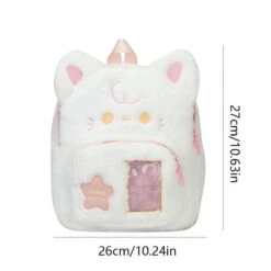 Apparel Kawaii Stars Cat Dog Plush Backpack -Kawaii Store kawaiies plushies plush softtoy kawaii stars cat dog plush backpack bags 345799