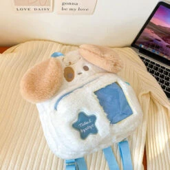 Apparel Kawaii Stars Cat Dog Plush Backpack -Kawaii Store kawaiies plushies plush softtoy kawaii stars cat dog plush backpack bags 768617