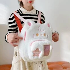 Apparel Kawaii Stars Cat Dog Plush Backpack -Kawaii Store kawaiies plushies plush softtoy kawaii stars cat dog plush backpack bags 829031