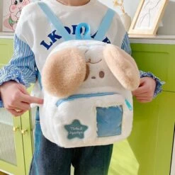 Apparel Kawaii Stars Cat Dog Plush Backpack -Kawaii Store kawaiies plushies plush softtoy kawaii stars cat dog plush backpack bags 841701