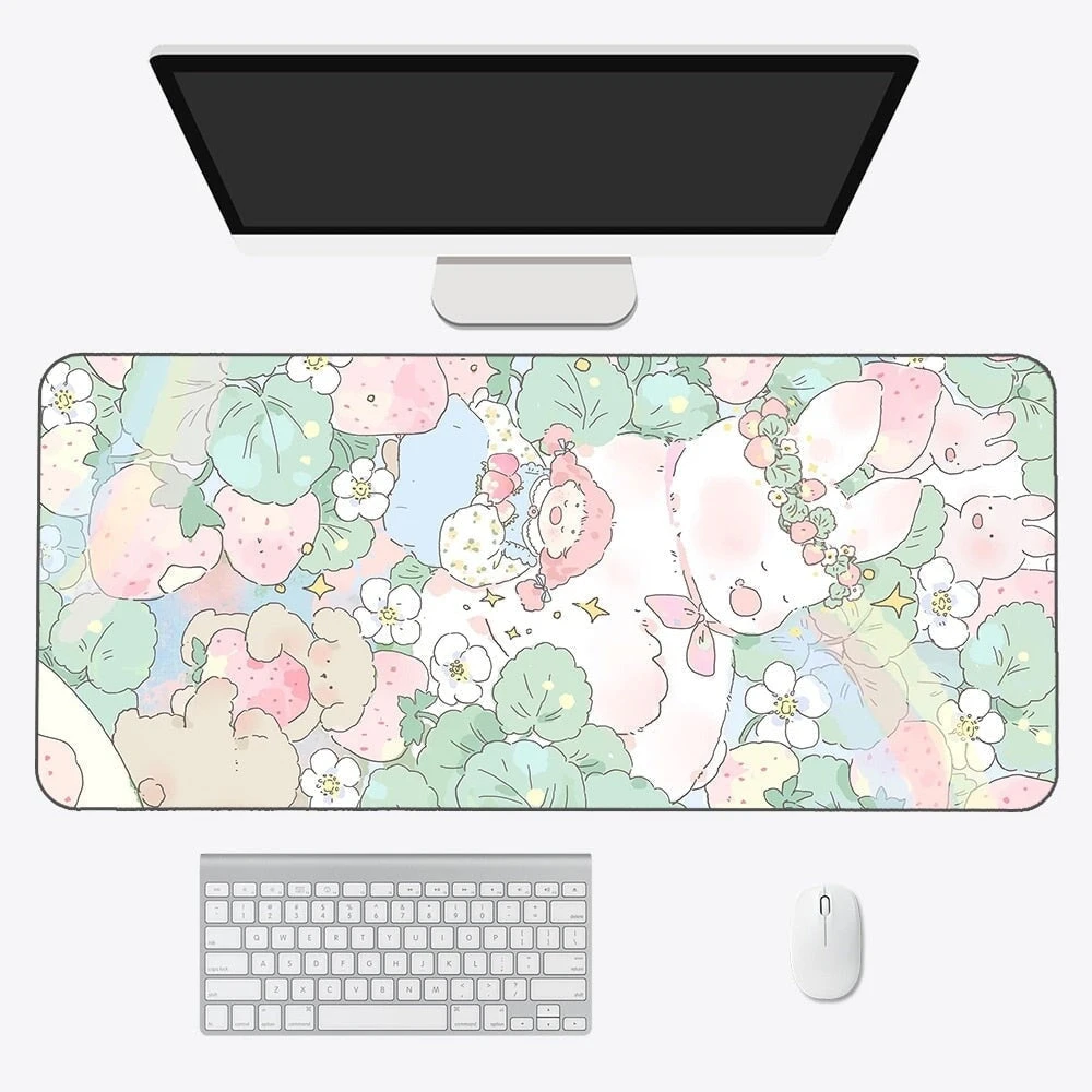 Accessories Kawaii Strawberry Long Mouse Pad Collection 10 Accessories Kawaii Strawberry Long Mouse Pad Collection - Image 8