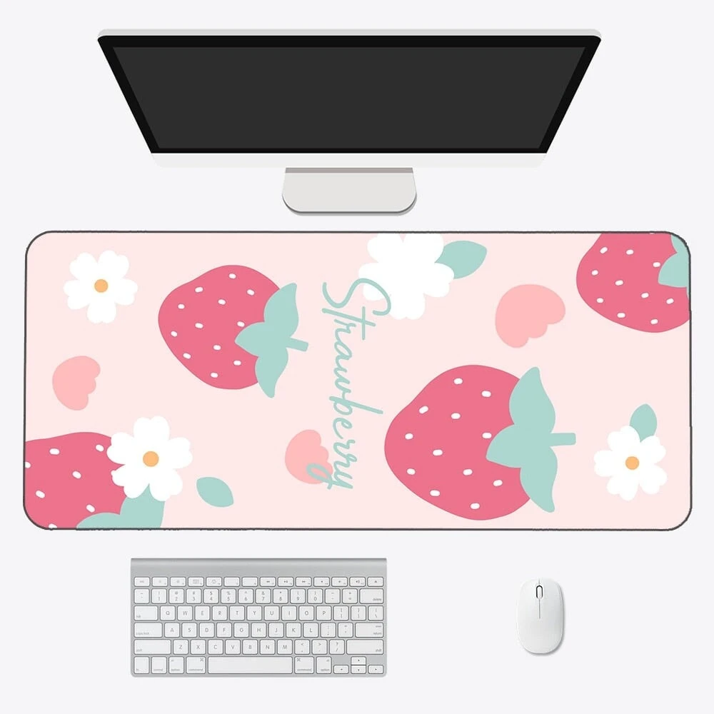 Accessories Kawaii Strawberry Long Mouse Pad Collection 9 Accessories Kawaii Strawberry Long Mouse Pad Collection - Image 7