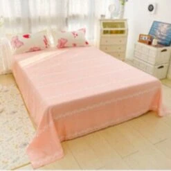 Kawaii Strawberry Print 120gsm Polyester Bedding Sets -Kawaii Store kawaiies plushies plush softtoy kawaii strawberry print 120gsm polyester bedding sets new bedding sets 919972