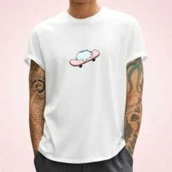 Apparel Kawaii Tato Sleep Skateboarding Unisex Tee