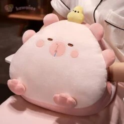 Kawaii Triangle Capybara Plush Pillows With Blanket -Kawaii Store kawaiies plushies plush softtoy kawaii triangle capybara plush pillows with blanket soft toy 342402