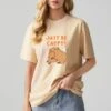 Apparel Kawaii Two Capybara 'Just Be Cappy!' Unisex Cotton Tee Top -Kawaii Store kawaiies plushies plush softtoy kawaii two capybara just be cappy unisex cotton tee top new apparel 284742