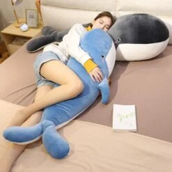 Blue Giant Kawaii Whale Plushie -Kawaii Store kawaiies plushies plush softtoy kawaii whale new soft toy 675540