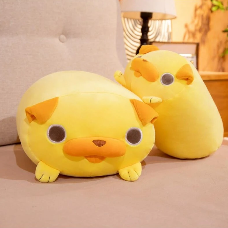 Kawaii Yellow Pug Plushies 3 Kawaii Yellow Pug Plushies