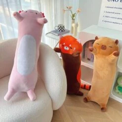 Kawaiies® Long Snuggly Chai Red Panda Axolotl Capybara Plushies -Kawaii Store kawaiies plushies plush softtoy kawaiiesr long snuggly chai red panda axolotl capybara plushies soft toy 916749
