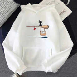 Apparel Kiki's Delivery Service Black Cat Unisex Hoodie -Kawaii Store kawaiies plushies plush softtoy kikis delivery service black cat unisex hoodie apparel white xs 405632