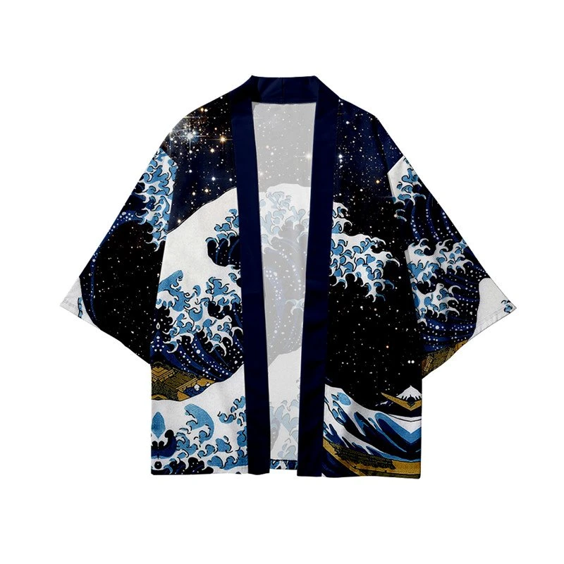 Apparel Kimono Japanese Great Wave And Mighty Koi 9 Apparel Kimono Japanese Great Wave And Mighty Koi - Image 7