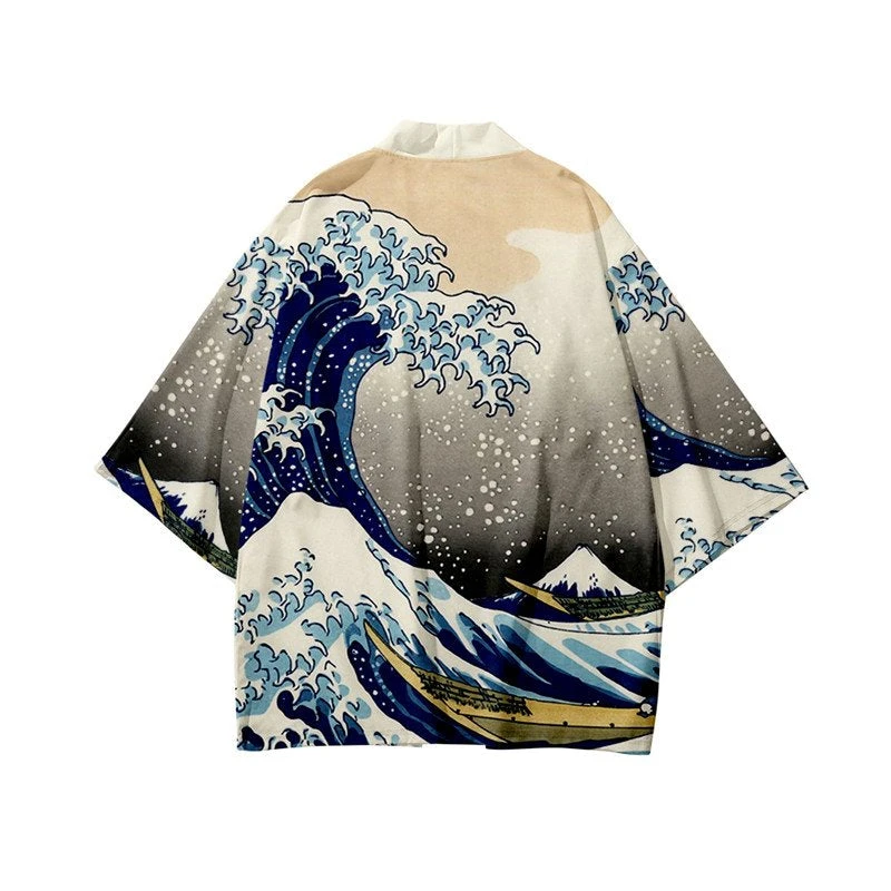 Apparel Kimono Japanese Great Wave And Mighty Koi 12 Apparel Kimono Japanese Great Wave And Mighty Koi - Image 10