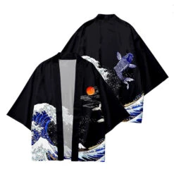 Apparel Kimono Japanese Great Wave And Mighty Koi 29 Apparel Kimono Japanese Great Wave And Mighty Koi -Kawaii Store kawaiies plushies plush softtoy kimono japanese great wave and mighty koi apparel blue koi s 776737