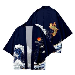 Apparel Kimono Japanese Great Wave And Mighty Koi 18 Apparel Kimono Japanese Great Wave And Mighty Koi -Kawaii Store kawaiies plushies plush softtoy kimono japanese great wave and mighty koi apparel golden koi s 196245