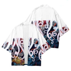 Apparel Kimono Japanese Octopus Prints -Kawaii Store kawaiies plushies plush softtoy kimono japanese octopus prints apparel multi s 411481