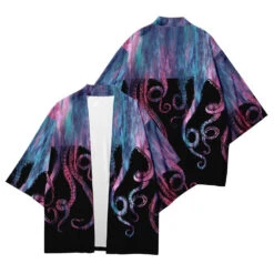 Apparel Kimono Japanese Octopus Prints -Kawaii Store kawaiies plushies plush softtoy kimono japanese octopus prints apparel purple s 637221