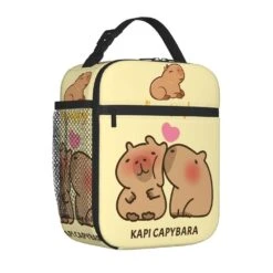 Kissing Capybaras Lunch Bag