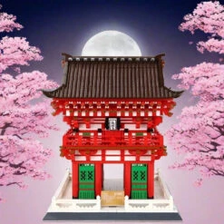Kiyomizu-dera Niomon Gate Kyoto Japan Building Blocks -Kawaii Store kawaiies plushies plush softtoy kiyomizu dera niomon gate kyoto japan building blocks build it 815329
