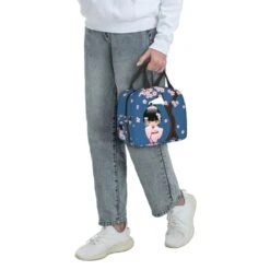 Kokeshi Doll Sakura Lunch Bag -Kawaii Store kawaiies plushies plush softtoy kokeshi doll sakura lunch bag bag 777400