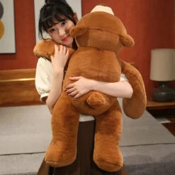 Kumo The Fluffy Brown Bear Plushie -Kawaii Store kawaiies plushies plush softtoy kumo the fluffy brown bear plushie soft toy 178599