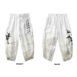 Apparel Kung Fu Panda Japanese-themed Bamboo Men's Kimono Set -Kawaii Store kawaiies plushies plush softtoy kung fu panda japanese themed bamboo mens kimono set kimono 674833