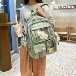 Apparel Large Functional Waterproof Kawaii Backpack 38 Apparel Large Functional Waterproof Kawaii Backpack -Kawaii Store kawaiies plushies plush softtoy large functional waterproof kawaii backpack bags 335334