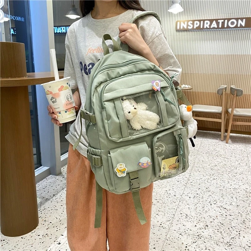 Apparel Large Functional Waterproof Kawaii Backpack 19 Apparel Large Functional Waterproof Kawaii Backpack - Image 17