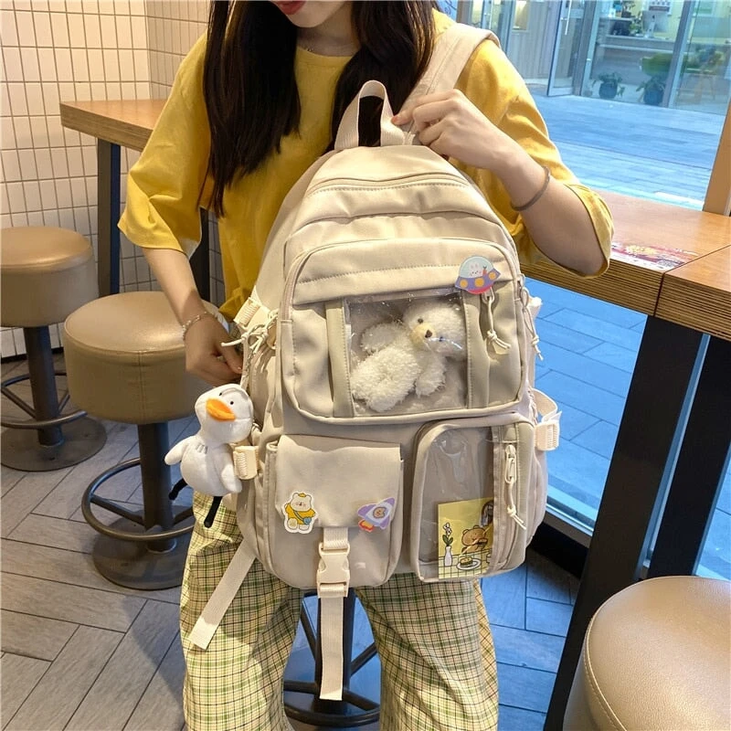 Apparel Large Functional Waterproof Kawaii Backpack 22 Apparel Large Functional Waterproof Kawaii Backpack - Image 20