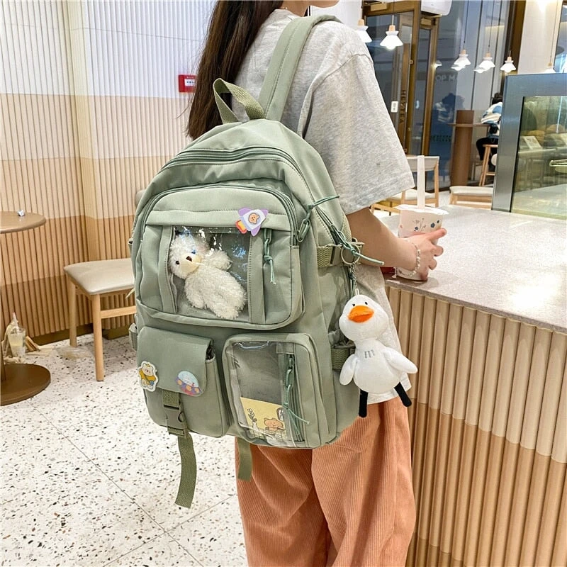 Apparel Large Functional Waterproof Kawaii Backpack 15 Apparel Large Functional Waterproof Kawaii Backpack - Image 13