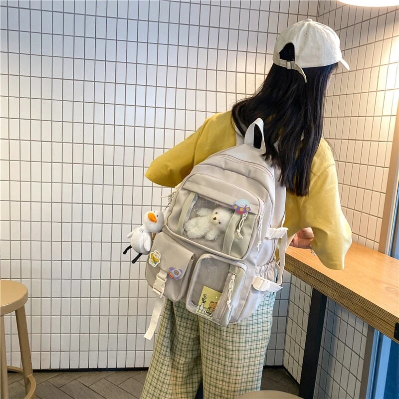 Apparel Large Functional Waterproof Kawaii Backpack 21 Apparel Large Functional Waterproof Kawaii Backpack - Image 19