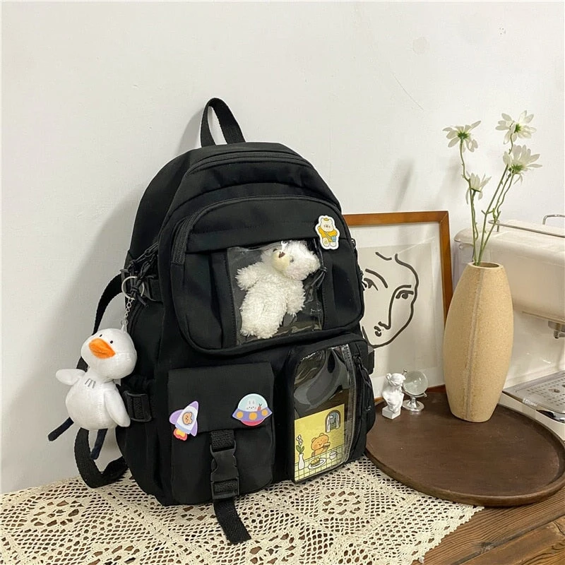 Apparel Large Functional Waterproof Kawaii Backpack 11 Apparel Large Functional Waterproof Kawaii Backpack - Image 9