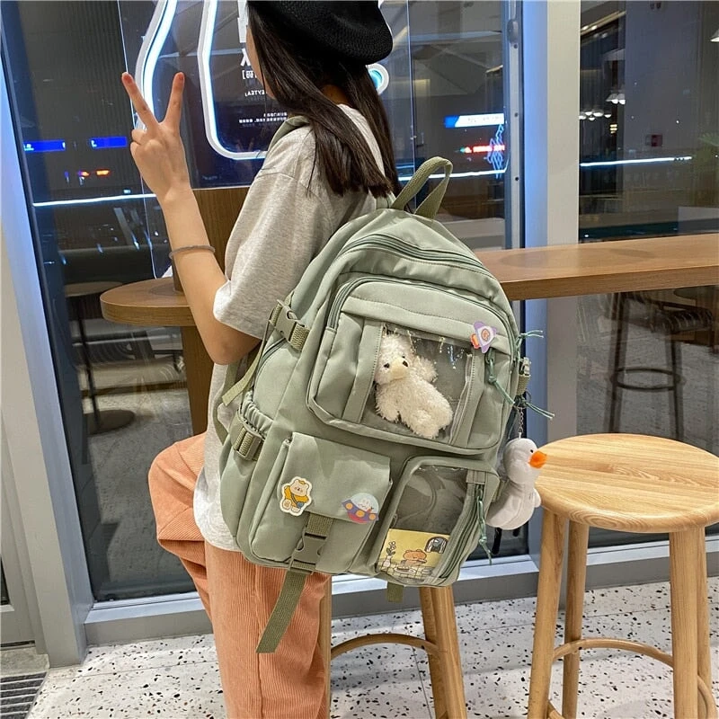 Apparel Large Functional Waterproof Kawaii Backpack 20 Apparel Large Functional Waterproof Kawaii Backpack - Image 18