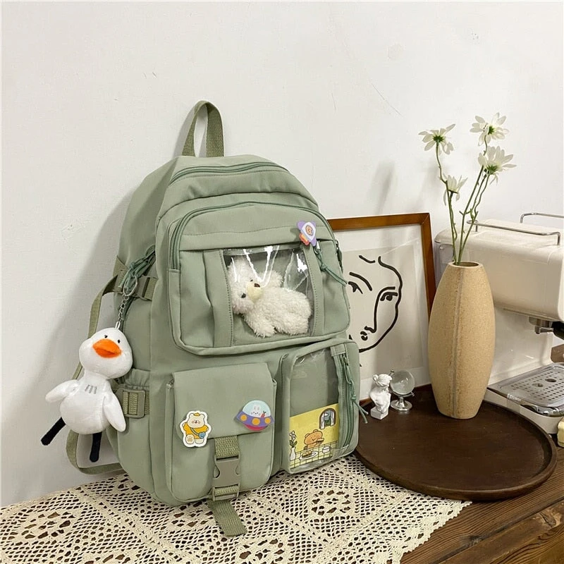 Apparel Large Functional Waterproof Kawaii Backpack 12 Apparel Large Functional Waterproof Kawaii Backpack - Image 10