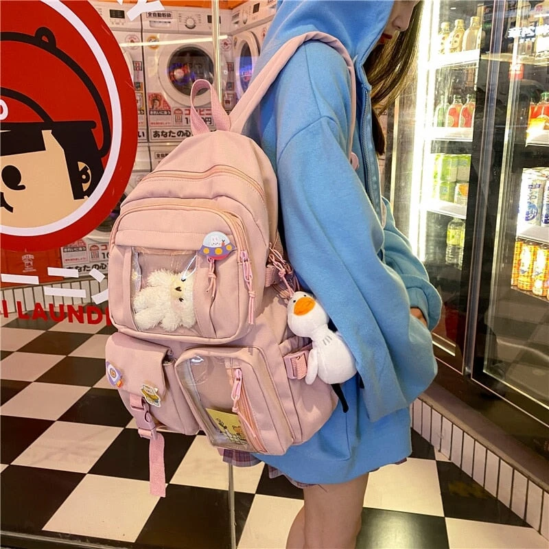 Apparel Large Functional Waterproof Kawaii Backpack 14 Apparel Large Functional Waterproof Kawaii Backpack - Image 12