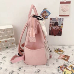 Apparel Large Pastel Waterproof Backpack Handbag -Kawaii Store kawaiies plushies plush softtoy large pastel waterproof backpack handbag bag 799719