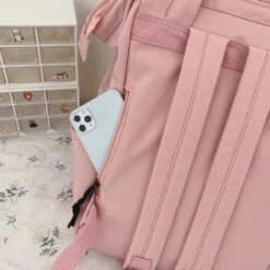 Apparel Large Pastel Waterproof Backpack Handbag -Kawaii Store kawaiies plushies plush softtoy large pastel waterproof backpack handbag bag 804412