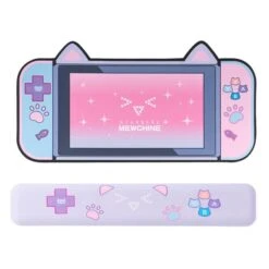 Accessories Large Pink Kawaii Gaming Cat Print Mouse Pad -Kawaii Store kawaiies plushies plush softtoy large pink kawaii gaming cat print mouse pad cushions mouse pad cushion 659779