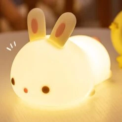 Laying Cat & Bunny LED Night Light 32 Laying Cat & Bunny LED Night Light -Kawaii Store kawaiies plushies plush softtoy laying cat bunny led night light home decor 265575