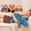 Laying Sloth And Fox Raccoon Crocodile Plushie Friends -Kawaii Store kawaiies plushies plush softtoy laying sloth and fox raccoon crocodile plushie friends soft toy 740521