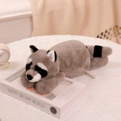 Laying Sloth And Fox Raccoon Crocodile Plushie Friends -Kawaii Store kawaiies plushies plush softtoy laying sloth and fox raccoon crocodile plushie friends soft toy raccoon 18in 45cm 847434