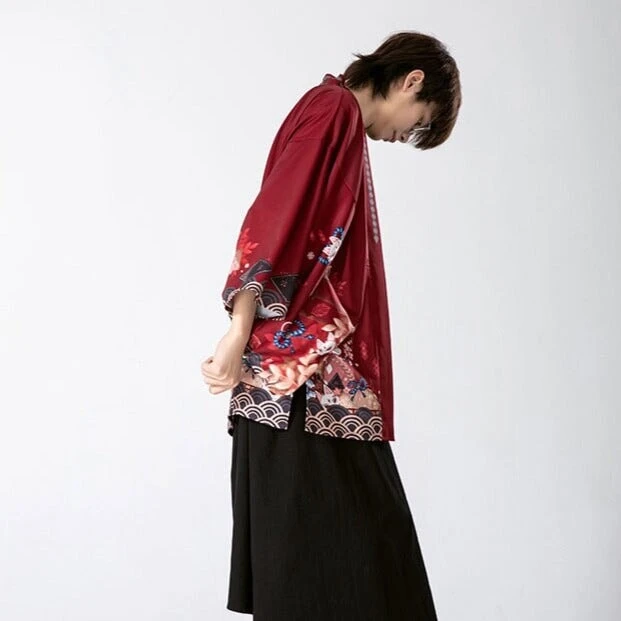 Apparel Legendary Japanese Royal Samurai Print Kimono 13 Apparel Legendary Japanese Royal Samurai Print Kimono - Image 11