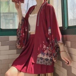 Apparel Legendary Japanese Royal Samurai Print Kimono 30 Apparel Legendary Japanese Royal Samurai Print Kimono -Kawaii Store kawaiies plushies plush softtoy legendary japanese royal samurai print kimono kimono 568527