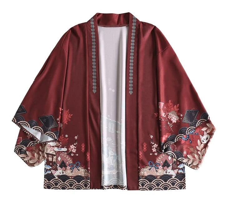 Apparel Legendary Japanese Royal Samurai Print Kimono 8 Apparel Legendary Japanese Royal Samurai Print Kimono - Image 6